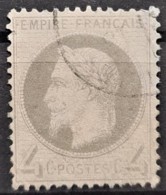 FRANCE 1866 - Canceled - YT 27B - 4c - 1863-1870 Napoleon III With Laurels