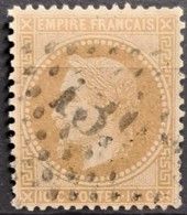 FRANCE 1868 - Canceled - YT 28B - 10c - 1863-1870 Napoléon III. Laure