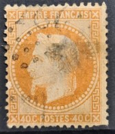 FRANCE 1868 - Canceled - YT 51 - 40c - 1863-1870 Napoleon III Gelauwerd