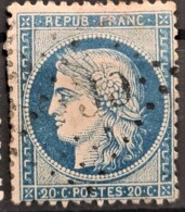 FRANCE 1870 - Canceled - YT 37 - 20c - 1870 Asedio De Paris