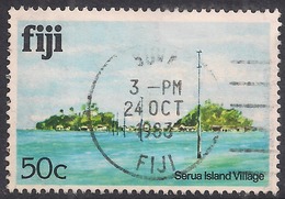 Fiji 1979 QE2 50ct Architecture Used SG 593a ( D523 ) - Fiji (1970-...)