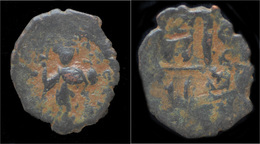 Byzantine Constans II AE Follis - Byzantinische Münzen