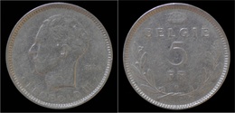 Belgium Leopold III 5 Frank 1936 VL- Pos B - 5 Francs