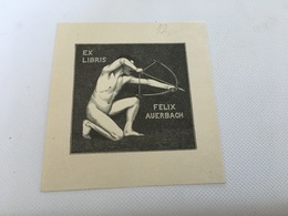 BM - 1400 - EX-LIBRIS  - Félix AUERBACH - Exlibris