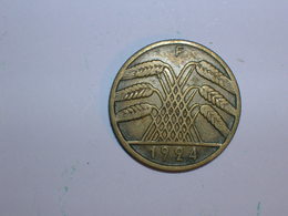 ALEMANIA 10 RENTENPFENNIG 1924 F (1284) - 10 Rentenpfennig & 10 Reichspfennig