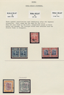 Brunei - Stempel: 1910/1946 (ca.), Specialised Collection Of 30 Stamps On Album Page, Incl. Three St - Brunei (1984-...)