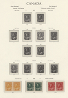 Canada / Kanada: 1917/1950, A Splendid Mint Collection On Lighthouse Pages, Comprising Definitives K - Collections