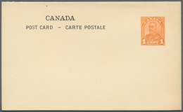 Canada - Ganzsachen: 1871/1970 (ca.), Collection Of More Than 150 Different Unused Stationery Cards - 1903-1954 Kings