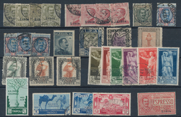 Italienisch-Libyen: 1912/1934, Mint And Used Assortment Of Apprx. 100 Stamps, Comprising E.g. 1912 O - Libya