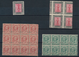 Italienisch-Libyen: 1912/1934, Mint And Used Lot Of 51 Stamps, Showing Several High Denominations In - Libya