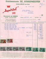 Impérial DS - De Schaepmeester - Schellbelle-lez-Gand - Manufacture De Corsets - Gaines - Soutien-Gorge - 9 Mai1951. - Textile & Vestimentaire