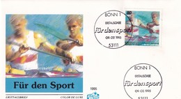 Germany 1995 Cover; Sport Canoeing Kayak Canoe; World Sprint Championship Duisburg - Kanu