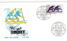 Germany 1979 Cover; Sport Canoeing Kayak Canoe; World Sprint Championship Duisburg; Bonn Cancellation - Kanu