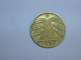 ALEMANIA 10 REICHSPFENNIG 1929 D (1302) - 10 Rentenpfennig & 10 Reichspfennig