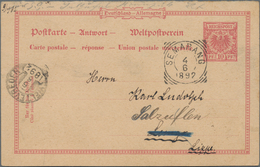Alle Welt - Ganzsachen: 1870's-1920's Ca.: Group Of 125 Postal Stationery Items Worldwide, Some From - Sonstige & Ohne Zuordnung