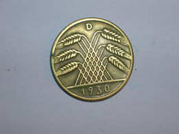 ALEMANIA 10 REICHSPFENNIG 1930 D (1308) - 10 Rentenpfennig & 10 Reichspfennig