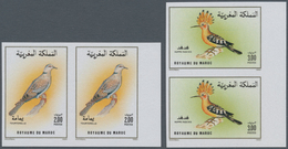 Thematik: Tiere-Vögel / Animals-birds: 1990, MOROCCO: Birds Set Of Two 2.00dh. 'Streptopelia Turtur' - Sonstige & Ohne Zuordnung