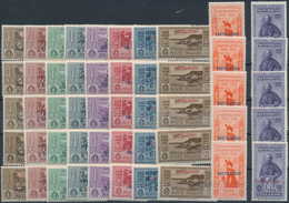 Ägäische Inseln - Kastellorizo: 1932, 50th Death Anniversary Of Garibaldi, Five Complete Sets Mint N - Castelrosso