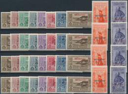 Ägäische Inseln - Kastellorizo: 1932, 50th Death Anniversary Of Garibaldi, Four Complete Sets Mint N - Castelrosso