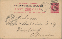 Gibraltar - Ganzsachen: 1886 From, Collection With Ca.70 Mint/used Postal Stationeries From QV And K - Gibraltar