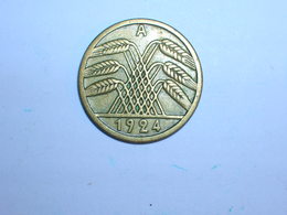 ALEMANIA 5 REICHSPFENNIG 1924 A (1334) - 5 Renten- & 5 Reichspfennig