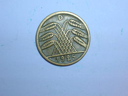 ALEMANIA 5 REICHSPFENNIG 1925 D (1340) - 5 Renten- & 5 Reichspfennig