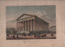 Gravure Ancienne/ Paris / Eglise De La MADELAINE (Sic)/Prise Au Daguerreotype/CHAMOUIN/ Vers 1850    GRAV321 - Estampas & Grabados