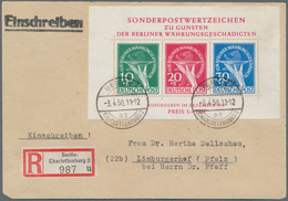 Nachlässe: Kleine Nette Sammlungsaufgabe In Drei Steckbüchern, Dabei Bessere Ausgaben Dt.Reich Und B - Lots & Kiloware (mixtures) - Min. 1000 Stamps