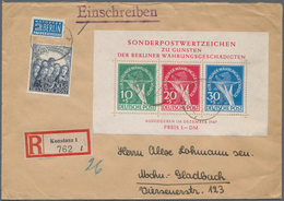 Nachlässe: 1850/1950 (ca.), Kleine Partie Besserer Einzelwerte Von Altdeutschland, Dabei Baden Mit L - Lots & Kiloware (mixtures) - Min. 1000 Stamps