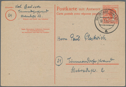 Deutschland - Ganzsachen: 1945/1950 Ca., NACHKRIEGSDEUTSCHLAND, Umfangreicher Sammlungsbestand Mit C - Collections