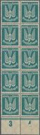 Deutsches Reich - Weimar: 1924, FLUGPOSTMARKEN Holztaube 5 Pf - 300 Pf, Engrospartie Von 10 Komplett - Collections