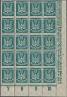 Deutsches Reich - Weimar: 1924, FLUGPOSTMARKEN Holztaube 5 Pf - 300 Pf, Engrospartie Von 100 Komplet - Collections