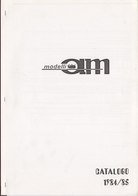 Catalogue Modelli A.M. Particolari Ottone Per Treni 1984-85 - En Italien - Ohne Zuordnung