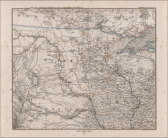 Landkarten Und Stiche: 1875-1876, 24 Landkarten, Stieler`s Handatlas Mit Den Maßen 48 X 38 Cm, Zum T - Geography