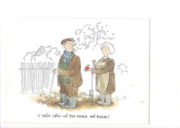 24900 -  CZECHOSLOVAKIA Vladimir Rencin Czech Illustrator, Author Of The Quirky Humor - Humour