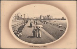 South Parade, Southsea, Hampshire, 1910 - Valentine's Postcard - Southsea