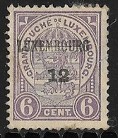 Luxembourg  1912  Prifix Nr. 83 Dunne Plek - Vorausentwertungen