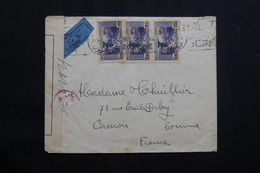 LIBAN - Enveloppe De Beyrouth Pour La France En 1945 Avec Contrôle Postal , Affranchissement Plaisant  - L 61449 - Covers & Documents