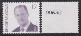R 85 ** Met Nr. / Avec N°/ Rolzegel - Coil Stamps