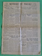 Macau - Jornal Notícias De Macau, Nº 1855, 26 Novembro De 1953 - Imprensa - Macao - China - Portugal - Informaciones Generales