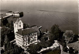 Flugaufnahme Alkoholfreies Volksheim Und Gasthaus "Schloss" - Romanshorn (17572) * 29. 8. 1961 - Romanshorn