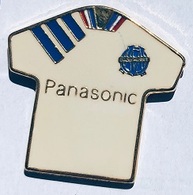 MAILLOT BLANC PANASONIC DE L'OM - OLYMPIQUE DE MARSEILLE - FOOTBALL - FOOT - CALCIO - SOCCER - FUSSBALL -        (25) - Football