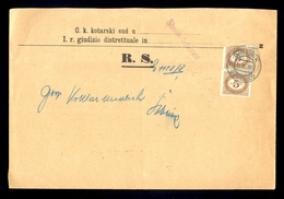 AUSTRIA-DALMATIA - Judicial Letter Sent From Sibenik/Sebenico 1910. - Storia Postale