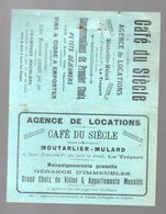 Le Tréport -Abancourt- Beauvais- Paris) Horaire Des Marées Et Des Trains  1914 + Pubs Locales (PPP22928) - Europe