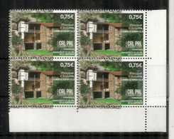 CAL PAL. (la Maison De Pal Village) Exemple Classique De L'architecture Vernaculaire D'Andorre.Bloc De 4 Neufs **AND.ESP - Unused Stamps