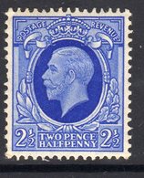 Great Britain GB George V 1934-6 2½d Photogravure, Lightly Hinged Mint, SG 443 - Unused Stamps