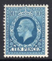 Great Britain GB George V 1934-6 10d Photogravure, Hinged Mint, SG 448 - Unused Stamps