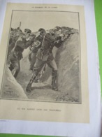 Tirage Ancien/Planche Hors-Texte/Revue "Le Panorama De La Guerre"/Le Roi Albert BELGIQUE/Ch Bernard/1914-1919  GRAV326 - Stiche & Gravuren
