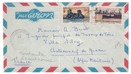 1951 - CACHET " TONTOUTA AÉRODROME " NOUVELLE CALÉDONIE Sur LETTRE Pour CHATEAUNEUF DE GRASSE ALPES MARITIMES FRANCE - Brieven En Documenten