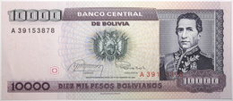 Bolivie - 10000 Pesos Bolivianos - 1984 - PICK 169a - SPL - Bolivien